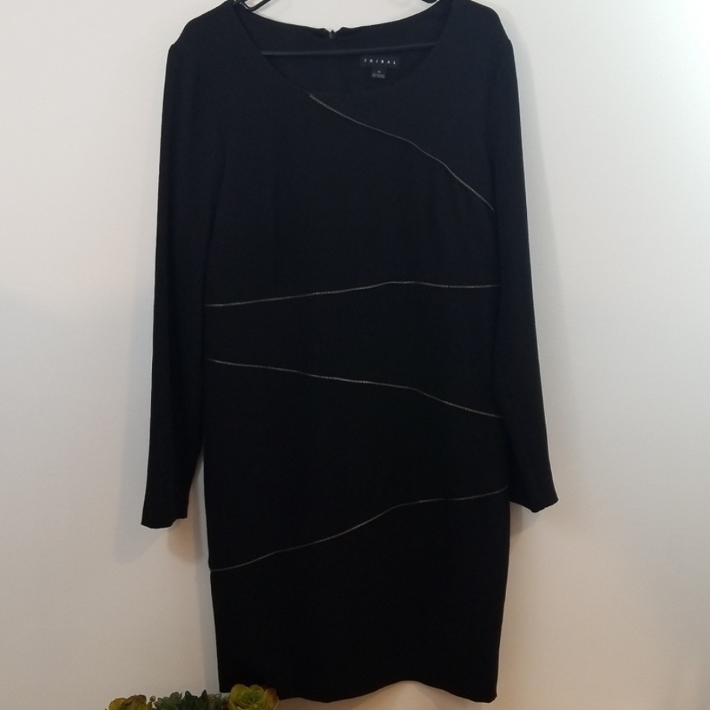 Black Zipper Dress
